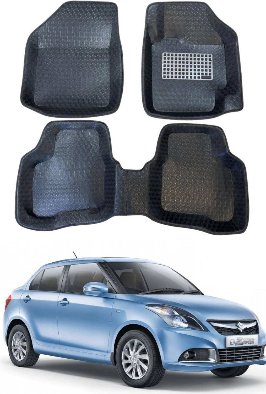 arneja trading company Polyutherine 5D Mat For  Maruti Suzuki Swift Dzire