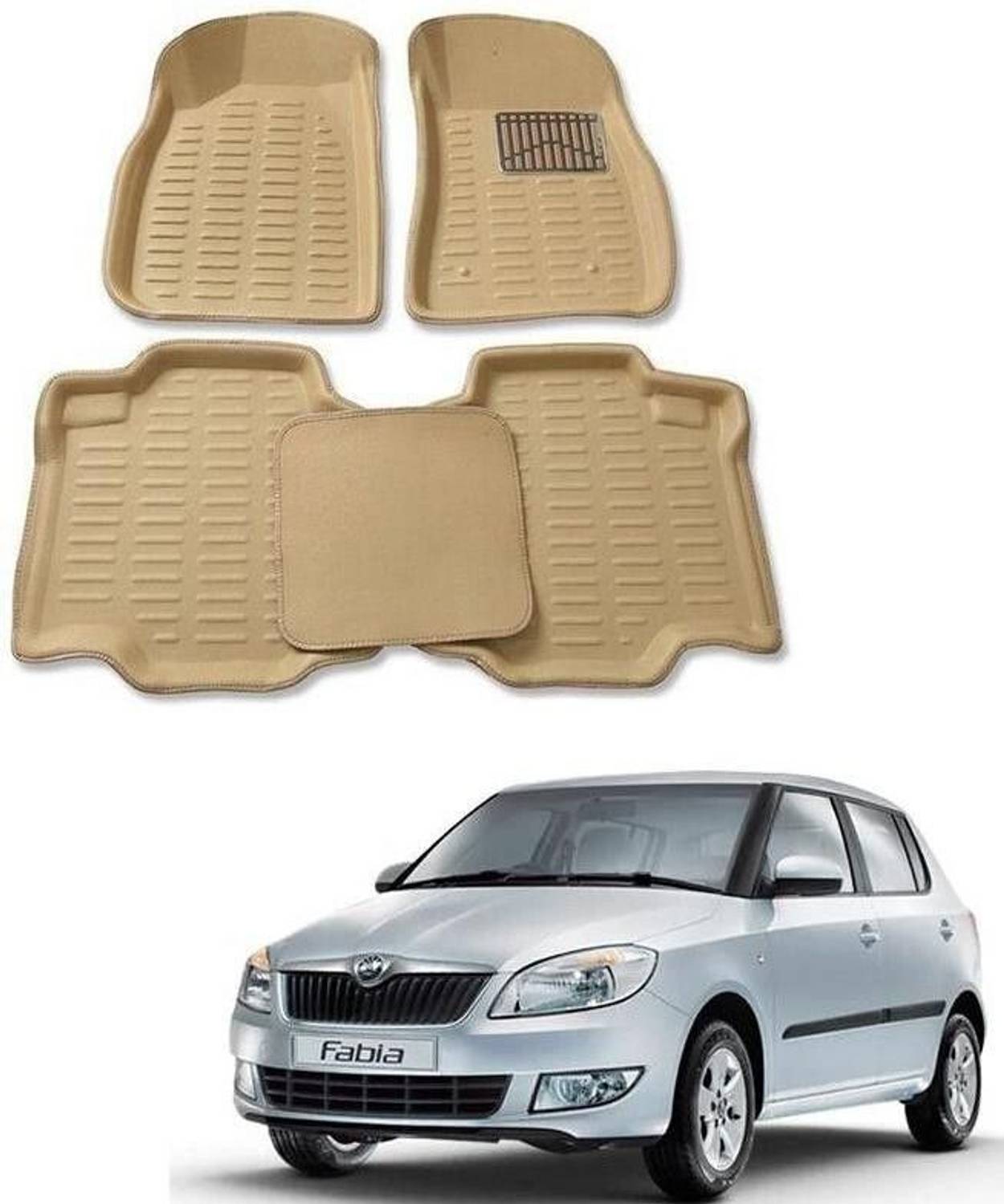 ARNEJA Polyutherine 3D Mat For  Skoda Fabia