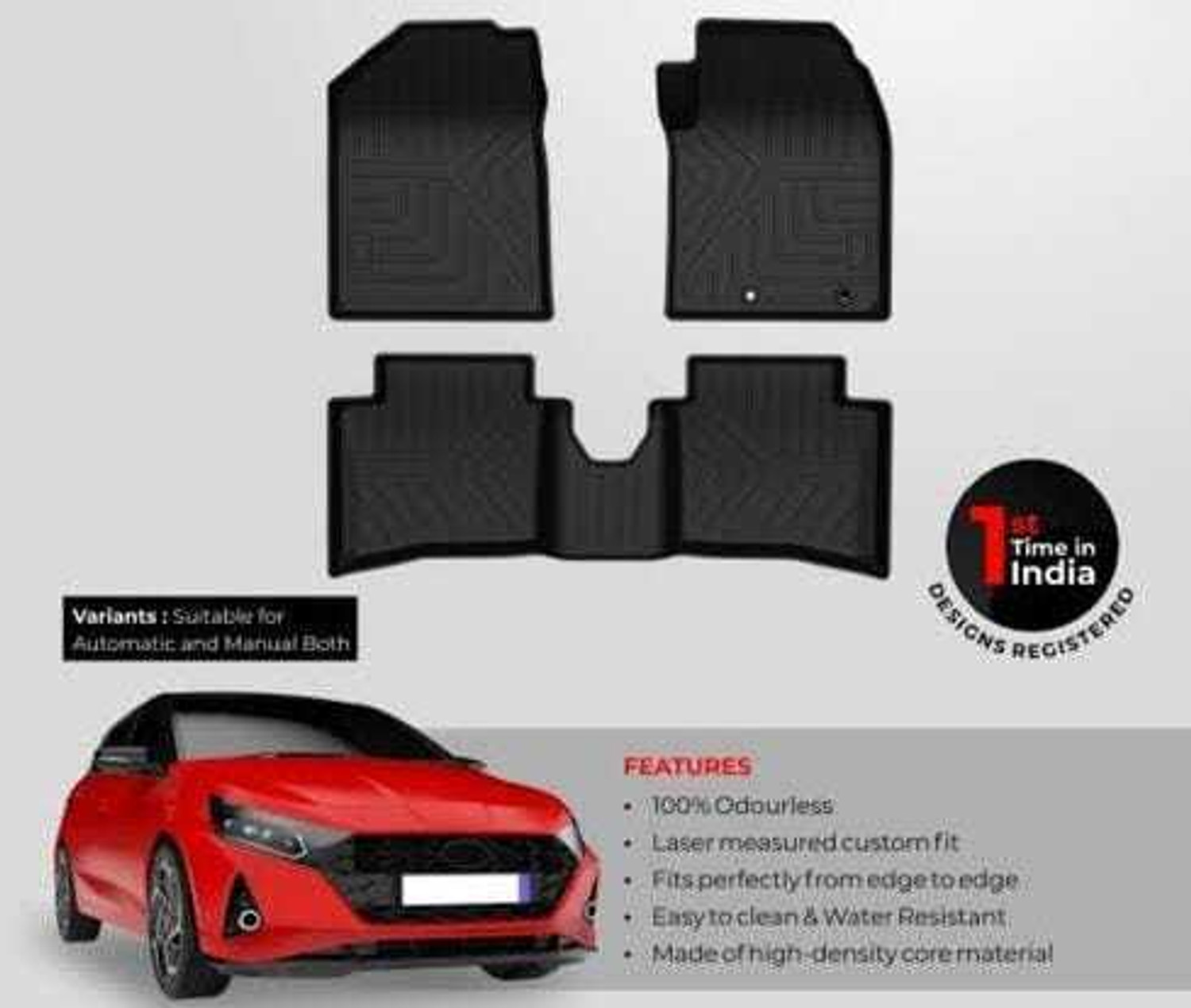 Image of AUTOMOXCO TPV Tray Mat For Hyundai i20