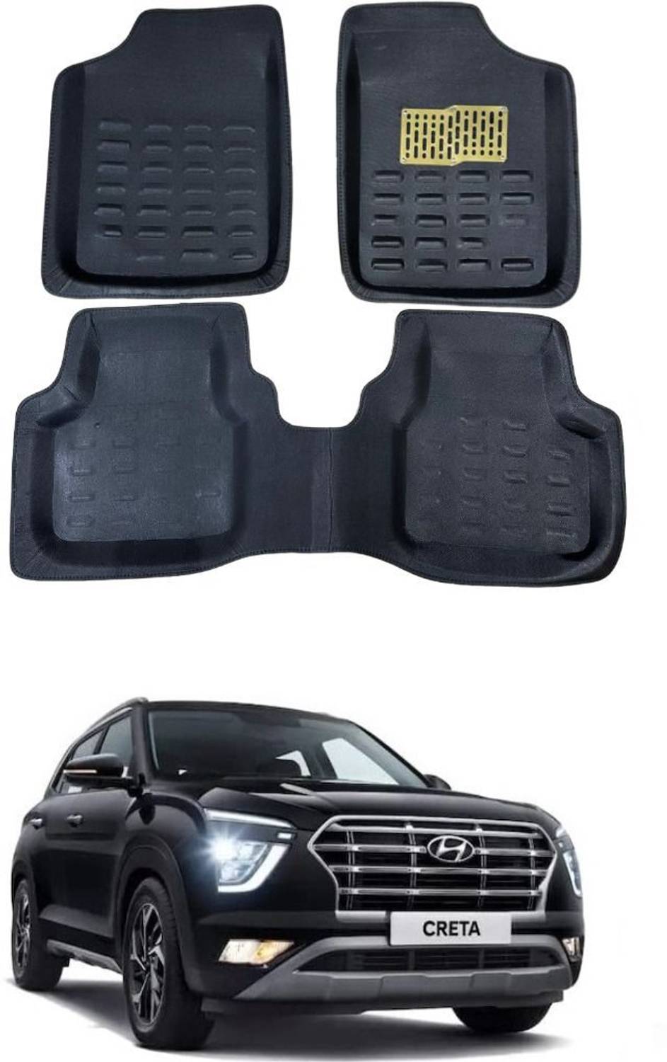 Arnejaa Polyutherine 3D Mat For Hyundai Creta