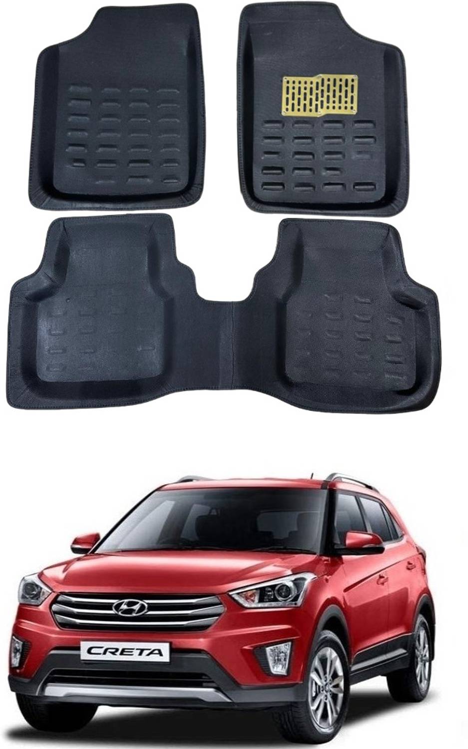 arneja trading company Polyutherine 3D Mat For Hyundai Creta