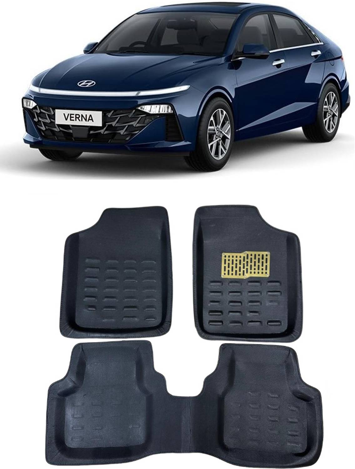 ARNEJA Polyutherine 3D Mat For  Hyundai Verna