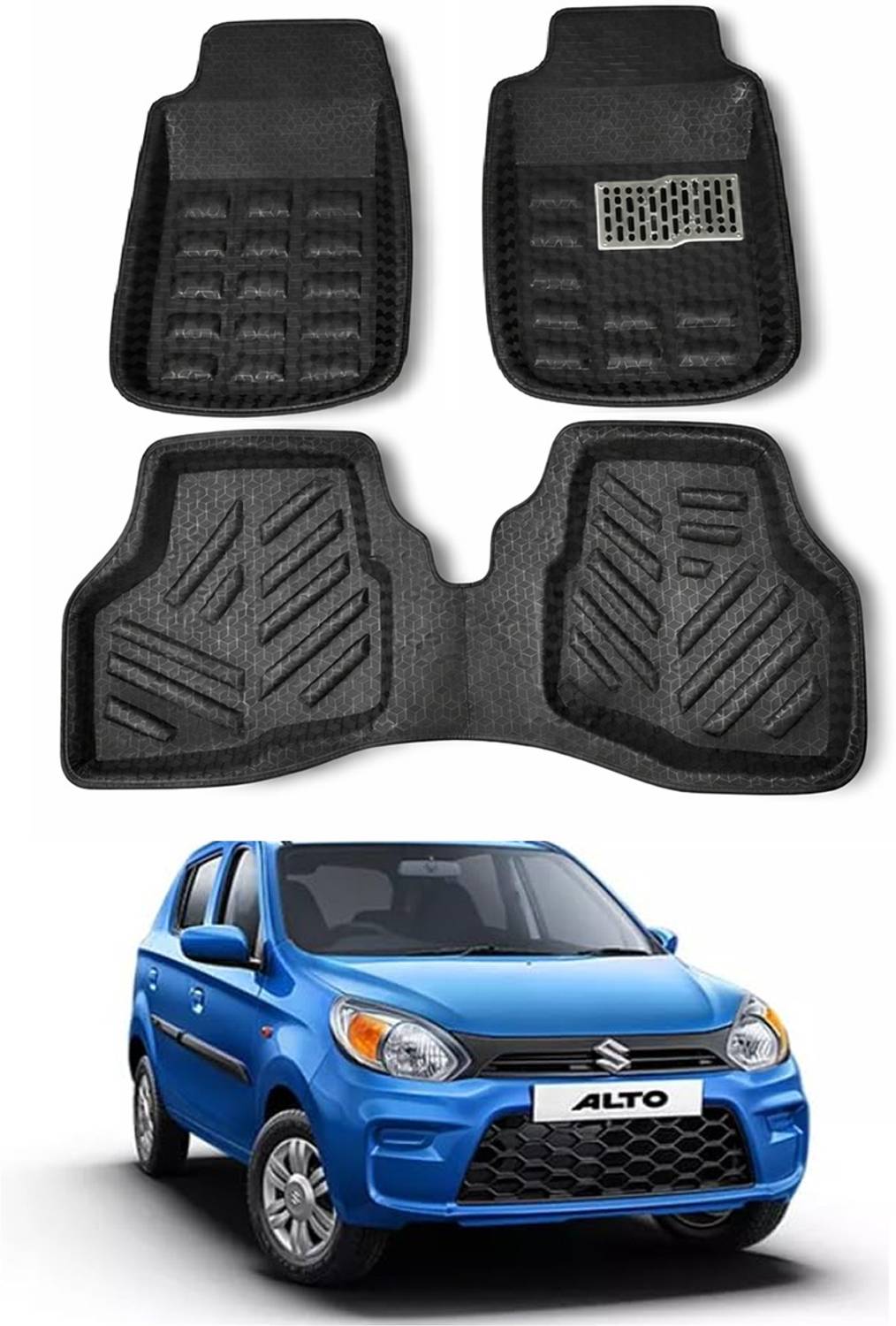 ARNEJA Polyutherine 3D Mat For Maruti Suzuki Alto