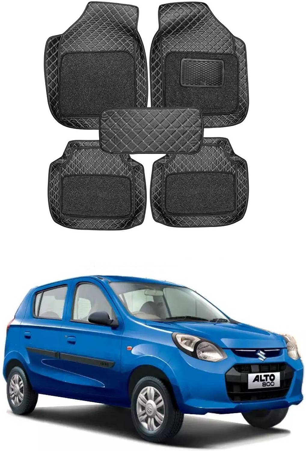 arneja trading company Leatherite 7D Mat For  Maruti Suzuki Alto 800