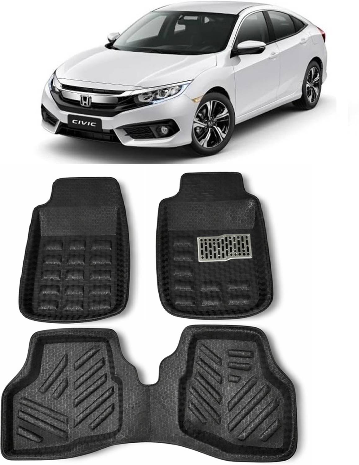 ARNEJA Polyutherine 3D Mat For Honda Civic