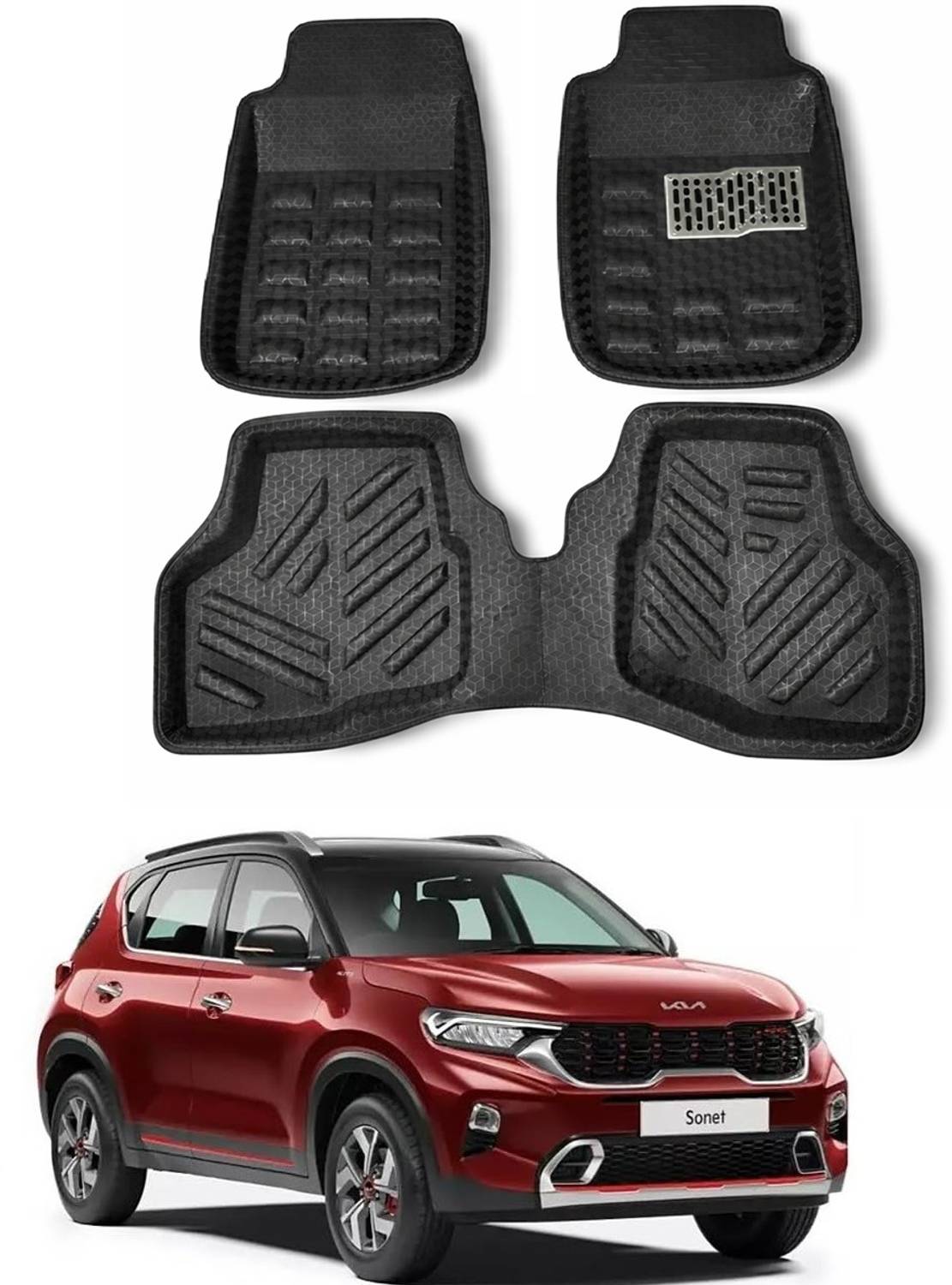 ARNEJA Polyutherine 3D Mat For  Kia Sonet