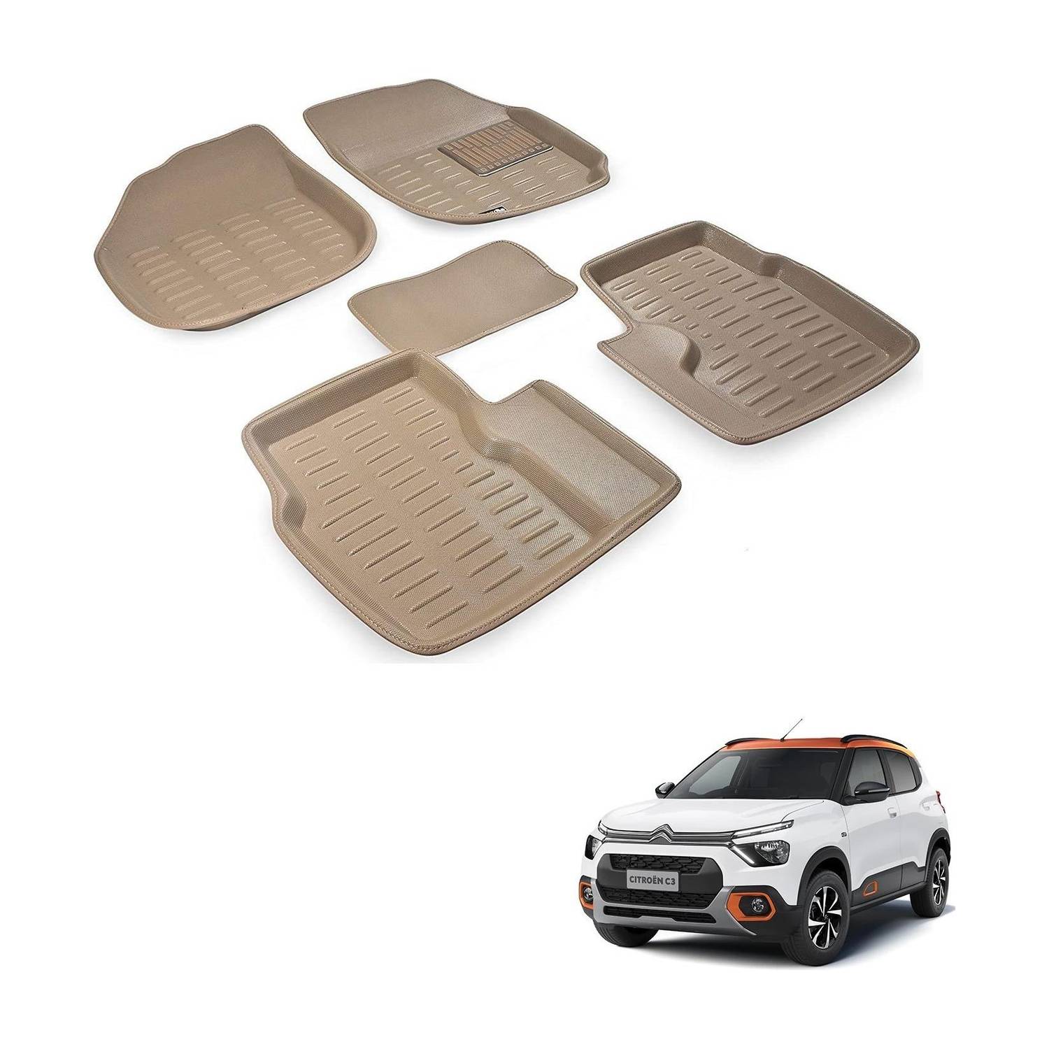 AuTO ADDiCT EVA 3D Mat For  Citroen Citroen C3