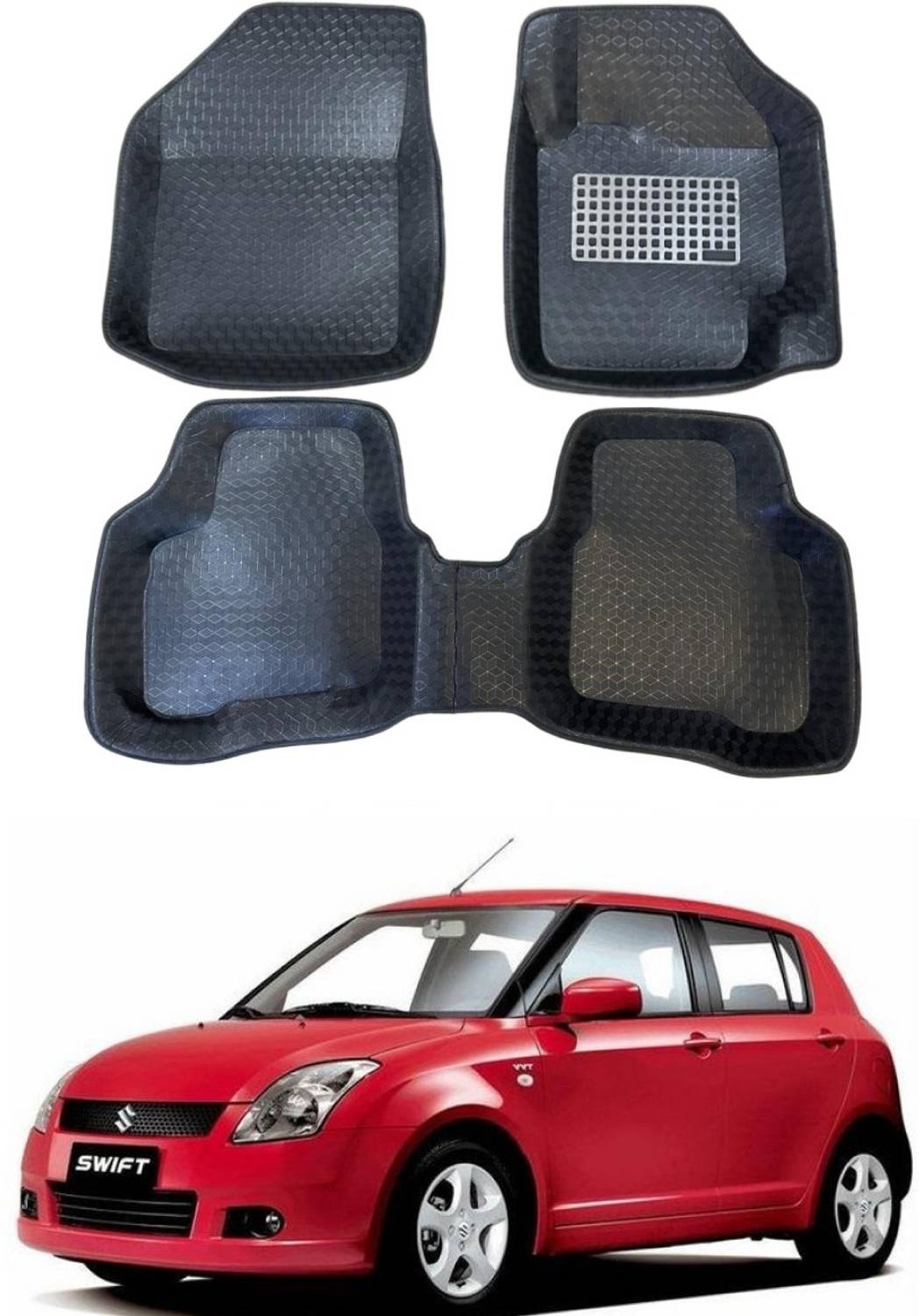 ARNEJA Polyutherine 5D Mat For  Maruti Suzuki Swift