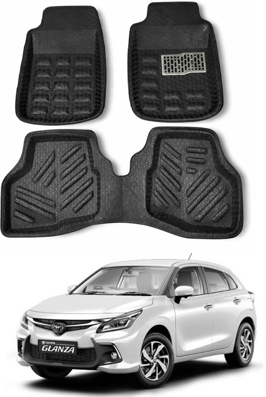 ARNEJA Polyutherine 3D Mat For  Toyota Glanza