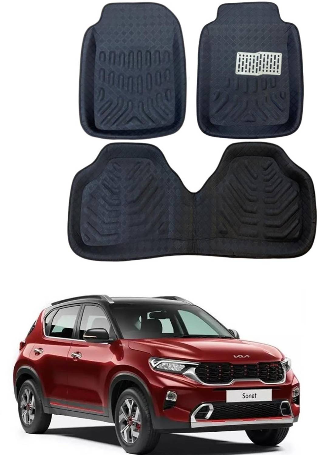 arneja trading company Polyutherine 3D Mat For Kia Sonet