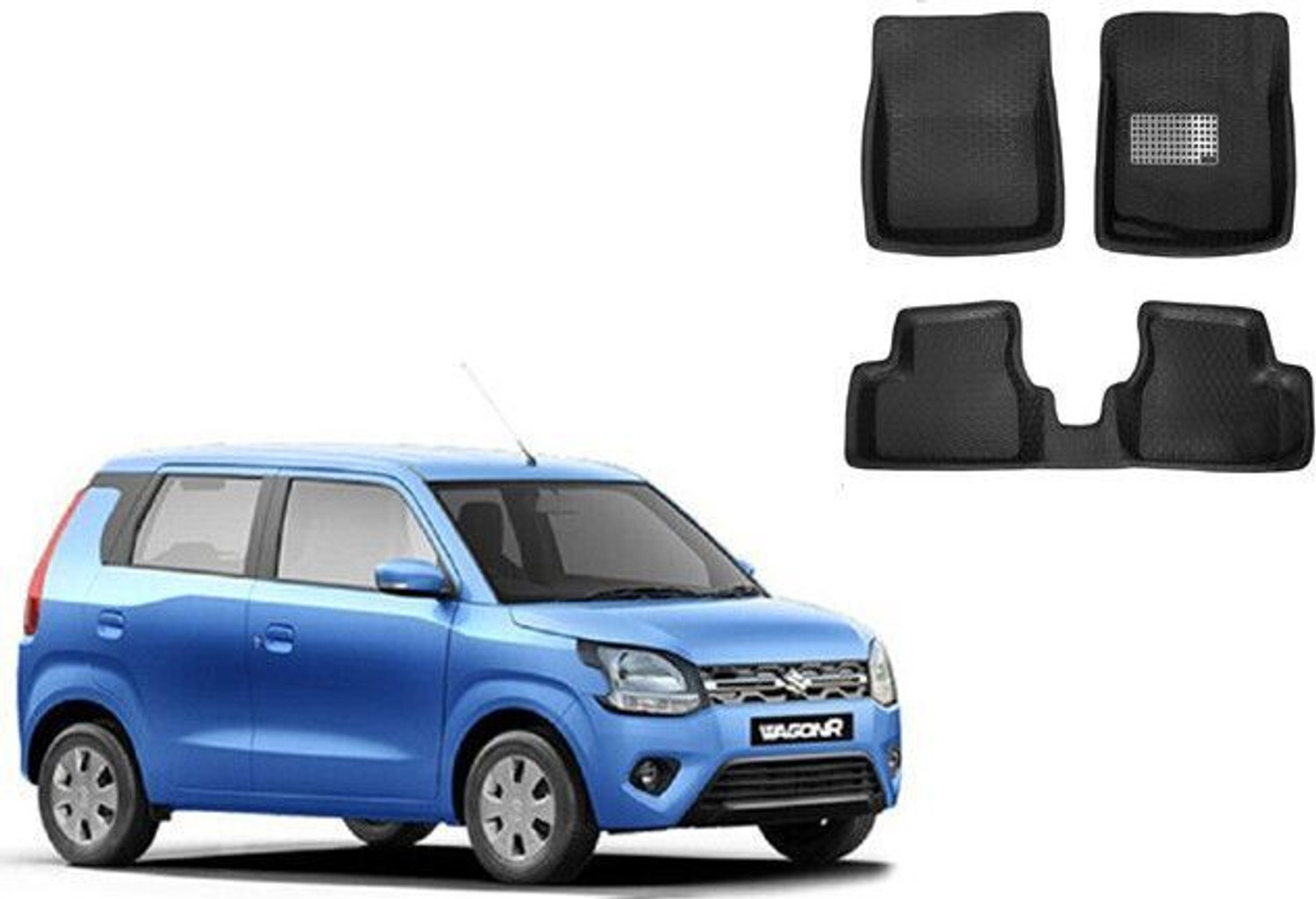 Image of Autorepute Leather 5D Mat For Maruti Suzuki WagonR
