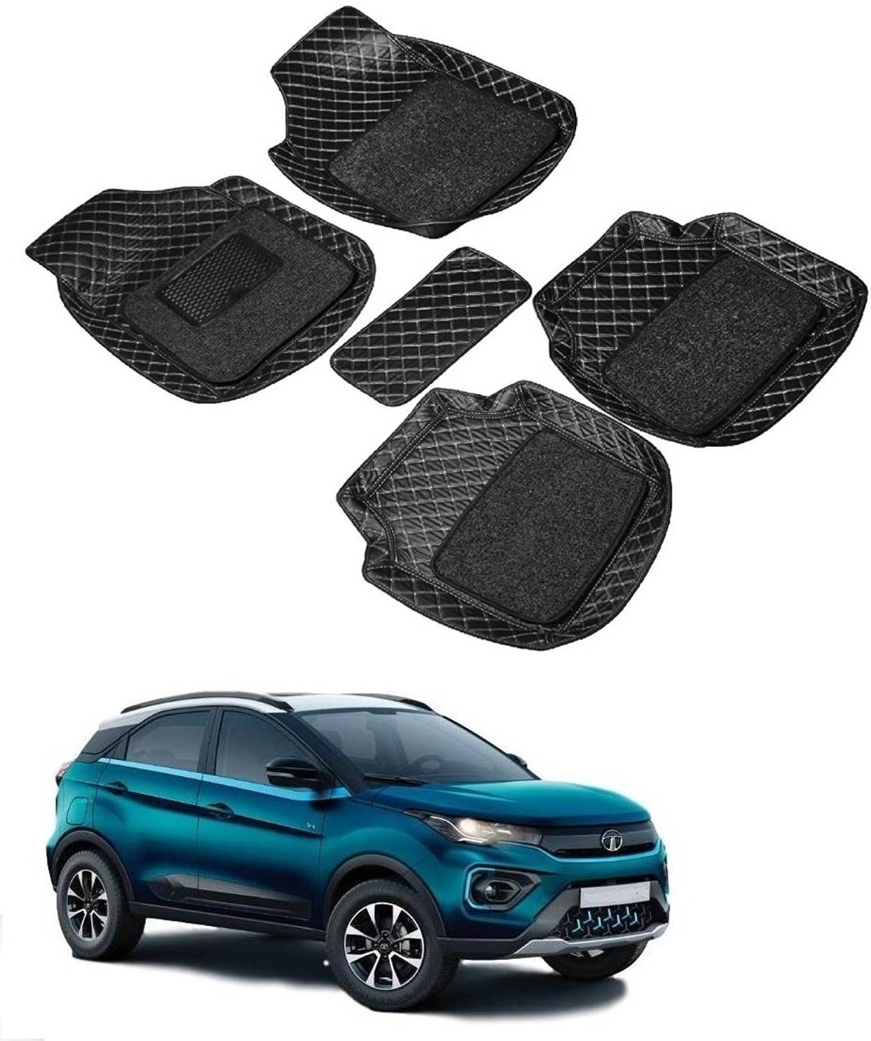 arneja trading company Leatherite 7D Mat For  Tata Nexon EV