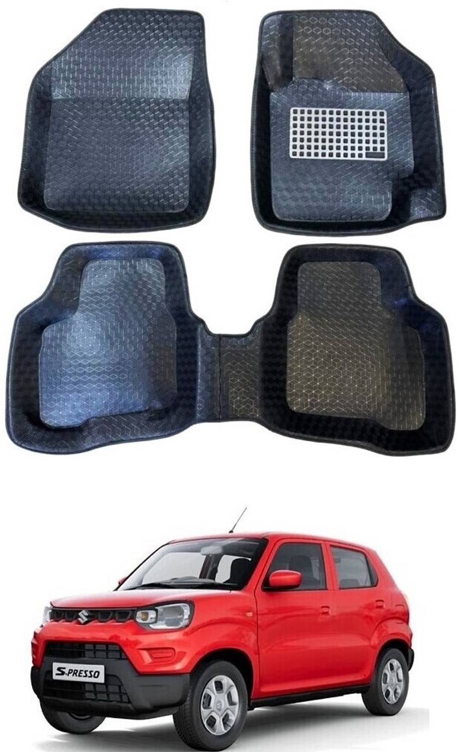 ARNEJA Polyutherine 5D Mat For Maruti Suzuki S-Presso