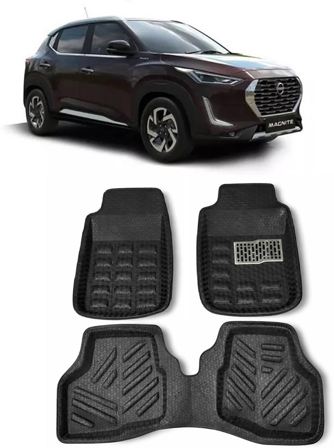 Arnejaa Polyutherine 3D Mat For Nissan Magnite