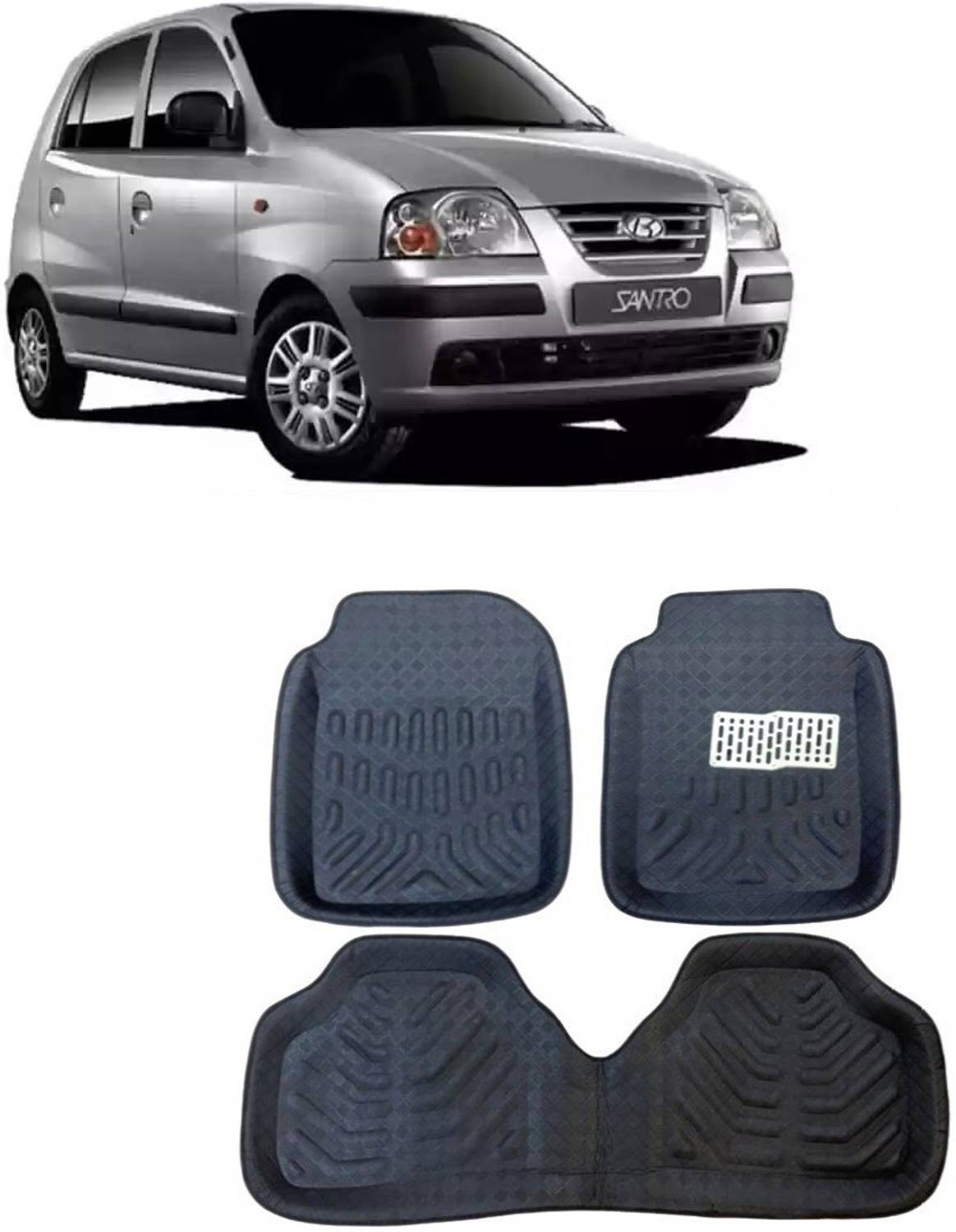 arneja trading company Polyutherine 3D Mat For Hyundai Santro Xing