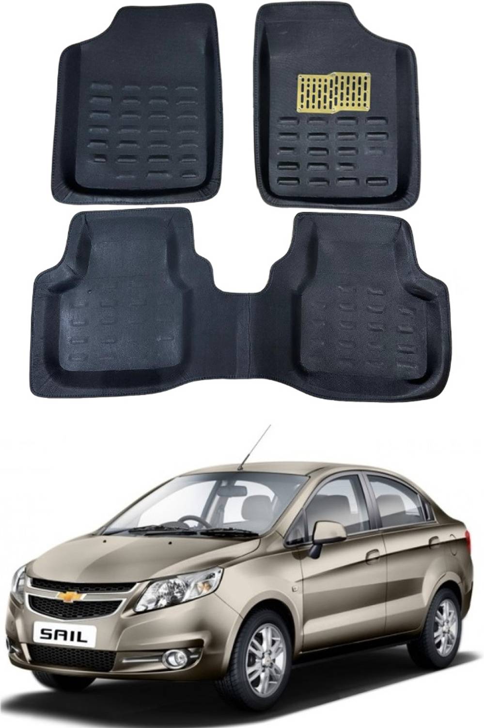 arneja trading company Polyutherine 3D Mat For Chevrolet Sail