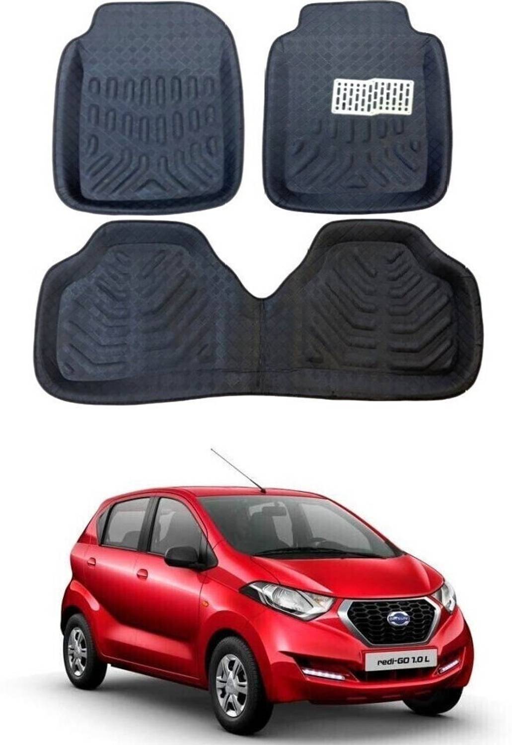 ARNEJA Polyutherine 3D Mat For  Datsun Redi GO