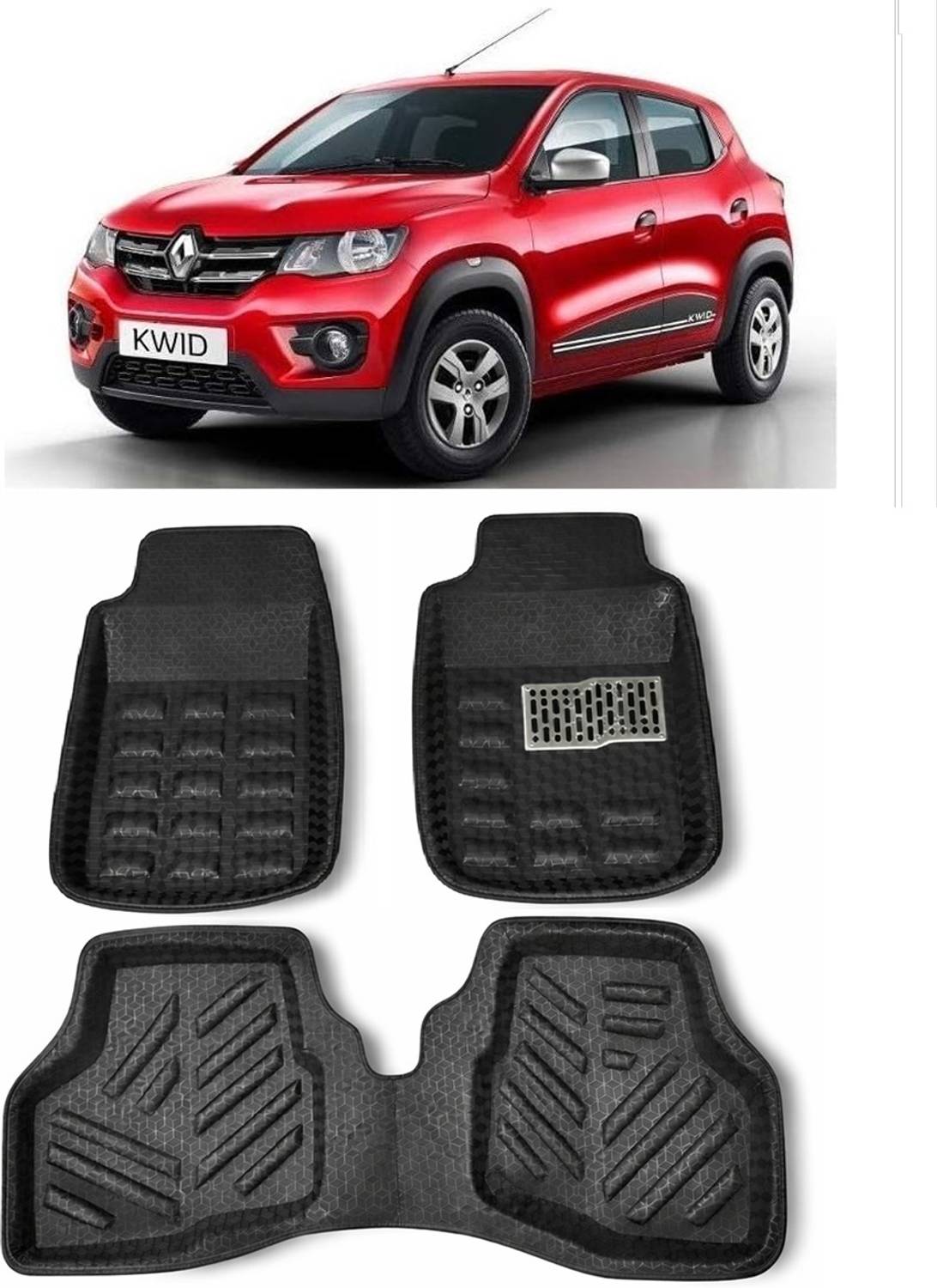 Arnejaa Polyutherine 3D Mat For  Renault Kwid