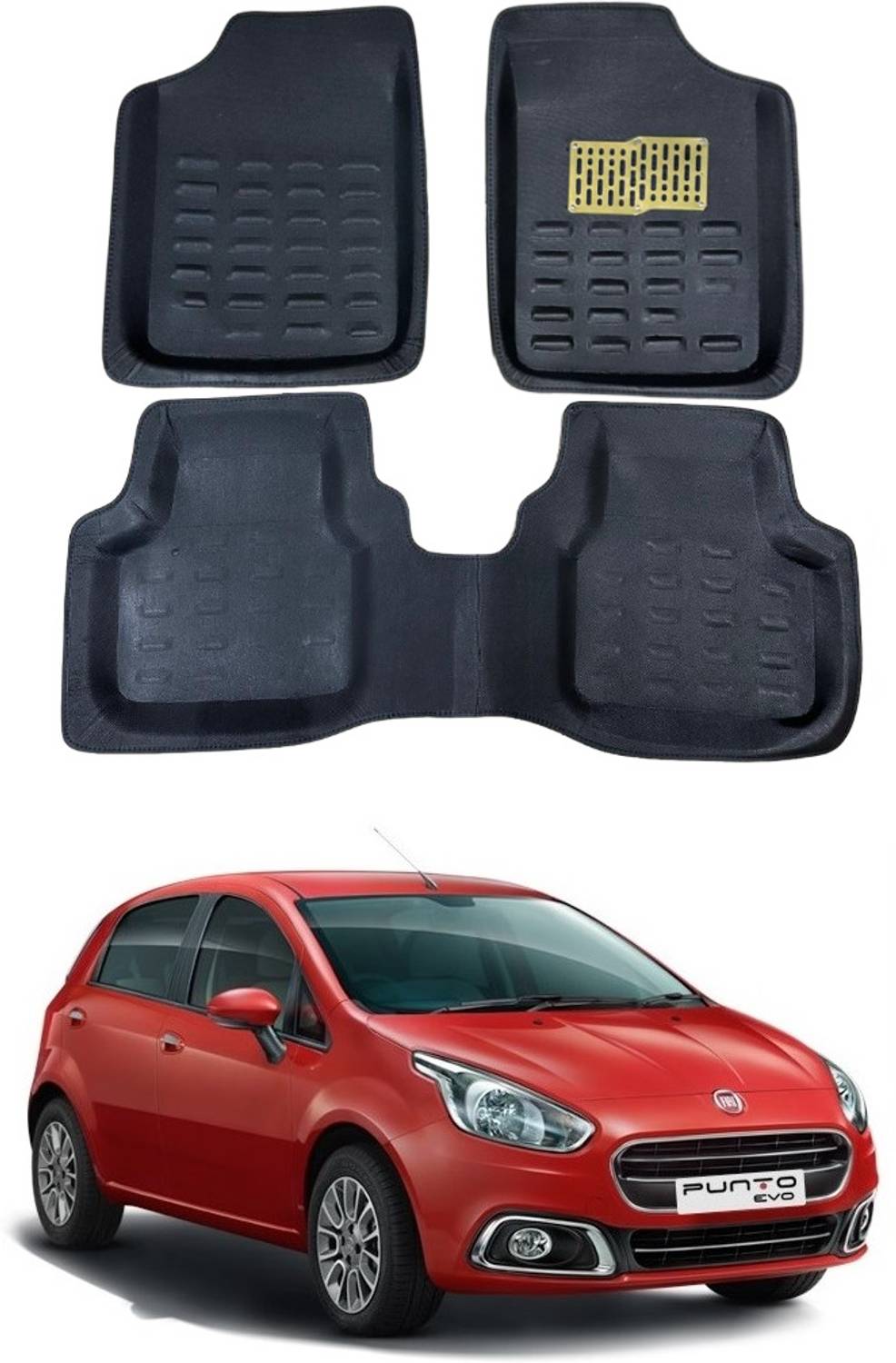 Arnejaa Polyutherine 3D Mat For Fiat Punto