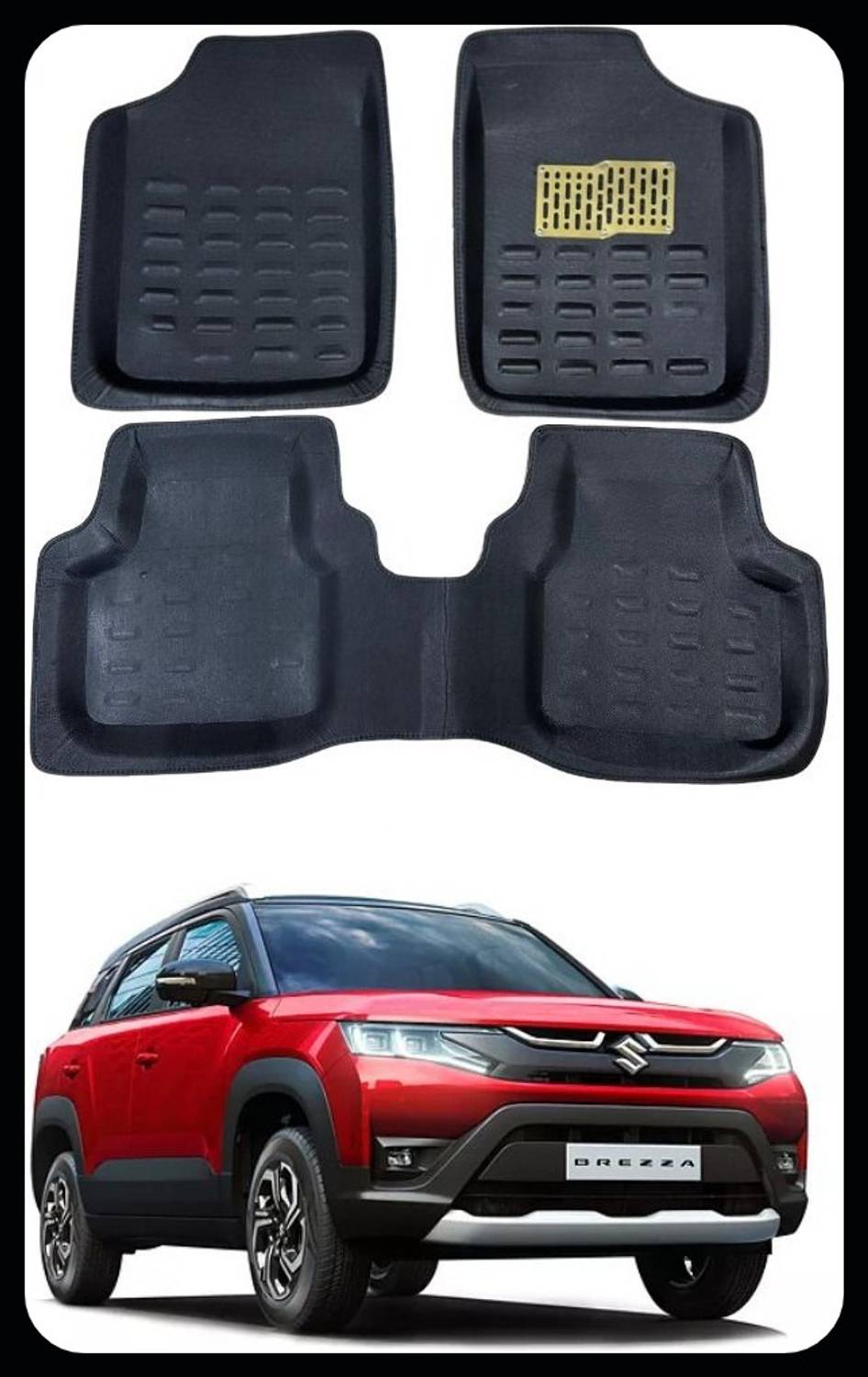 Arnejaa Polyutherine 3D Mat For Maruti Suzuki New Brezza