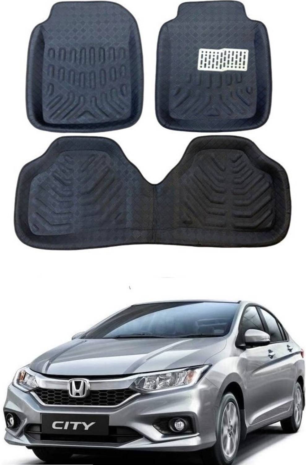 arneja trading company Polyutherine 3D Mat For  Honda City