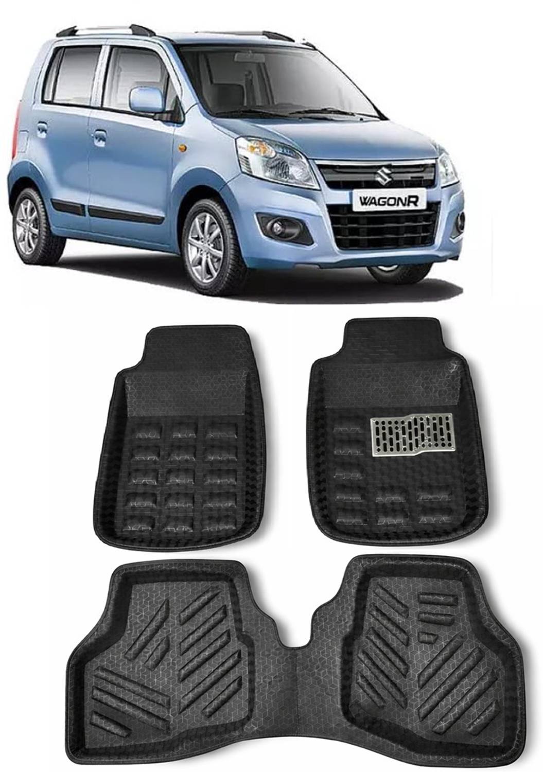 ARNEJA Polyutherine 3D Mat For  Maruti Suzuki WagonR