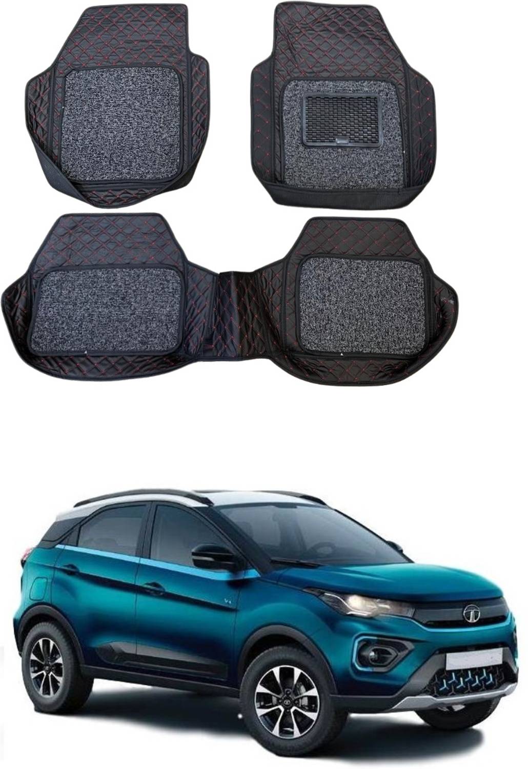 ARNEJA Leatherite 7D Mat For Tata Nexon EV