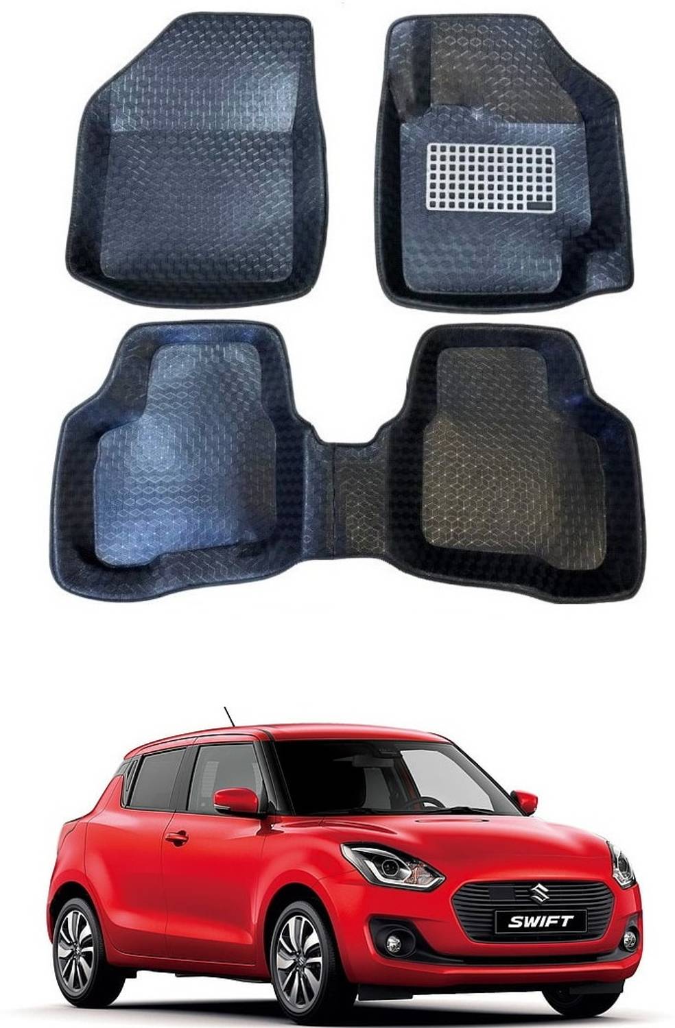 ARNEJA Polyutherine 5D Mat For  Maruti Suzuki New Swift