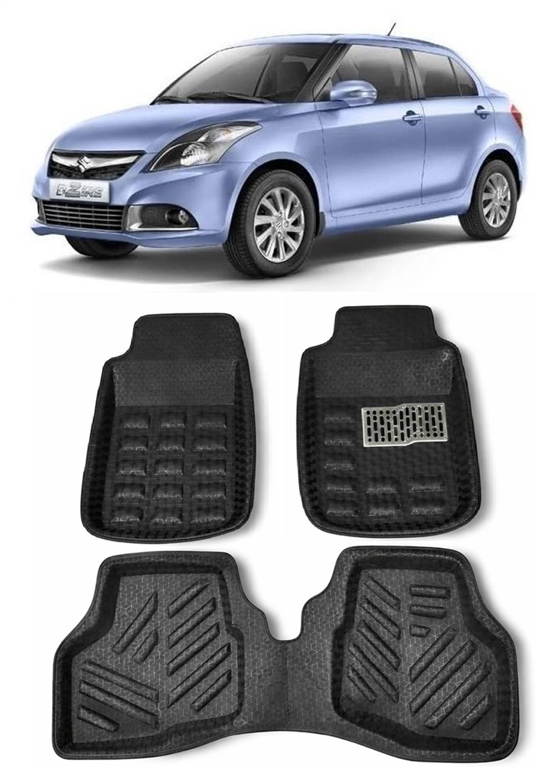 arneja trading company Polyutherine 3D Mat For  Maruti Suzuki Swift Dzire