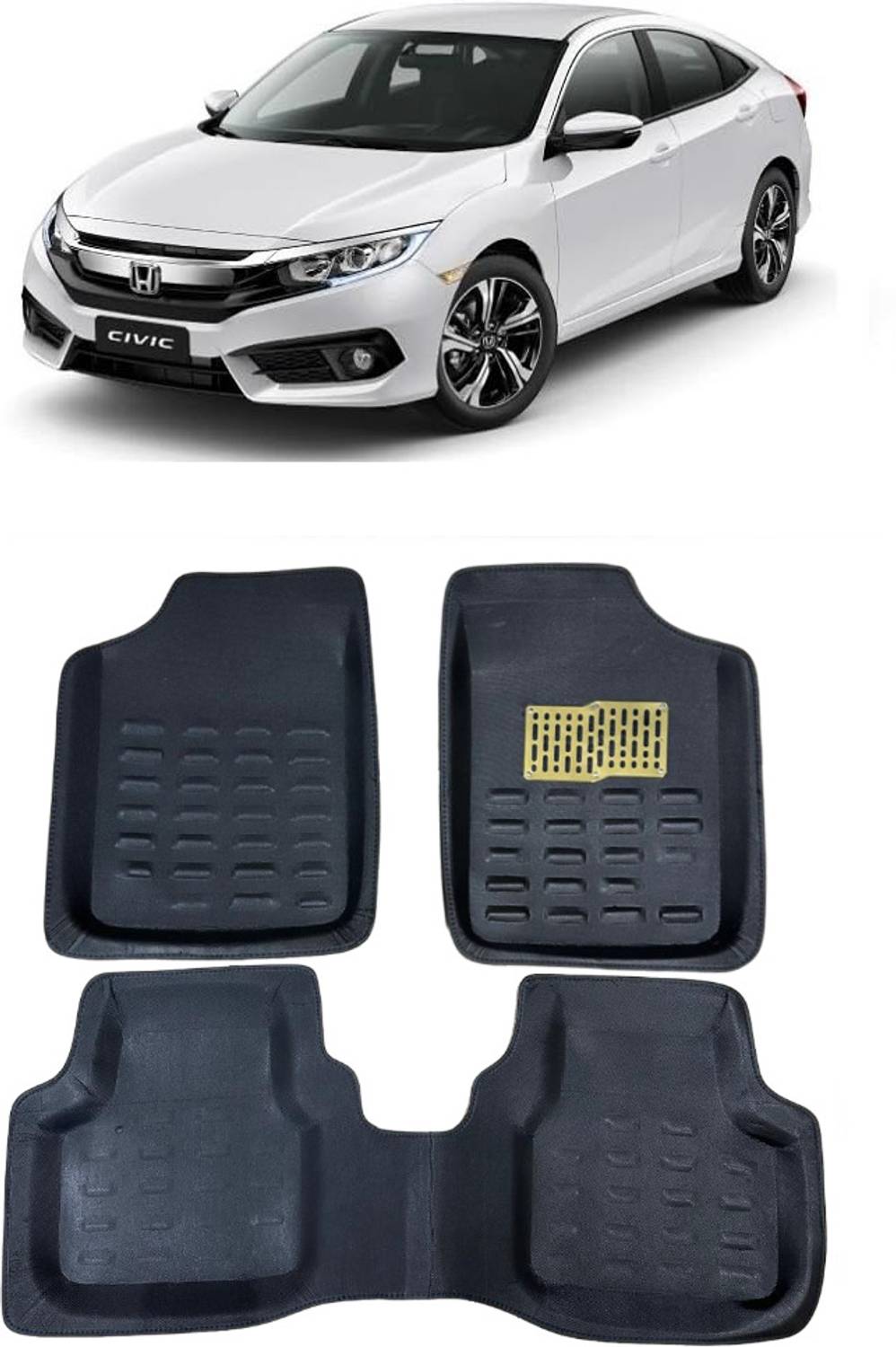 arneja trading company Polyutherine 3D Mat For Honda Civic