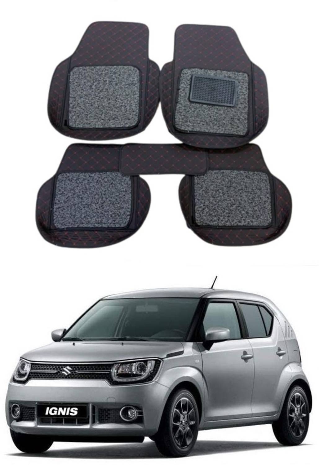ARNEJA Leatherite 7D Mat For Maruti Suzuki Ignis
