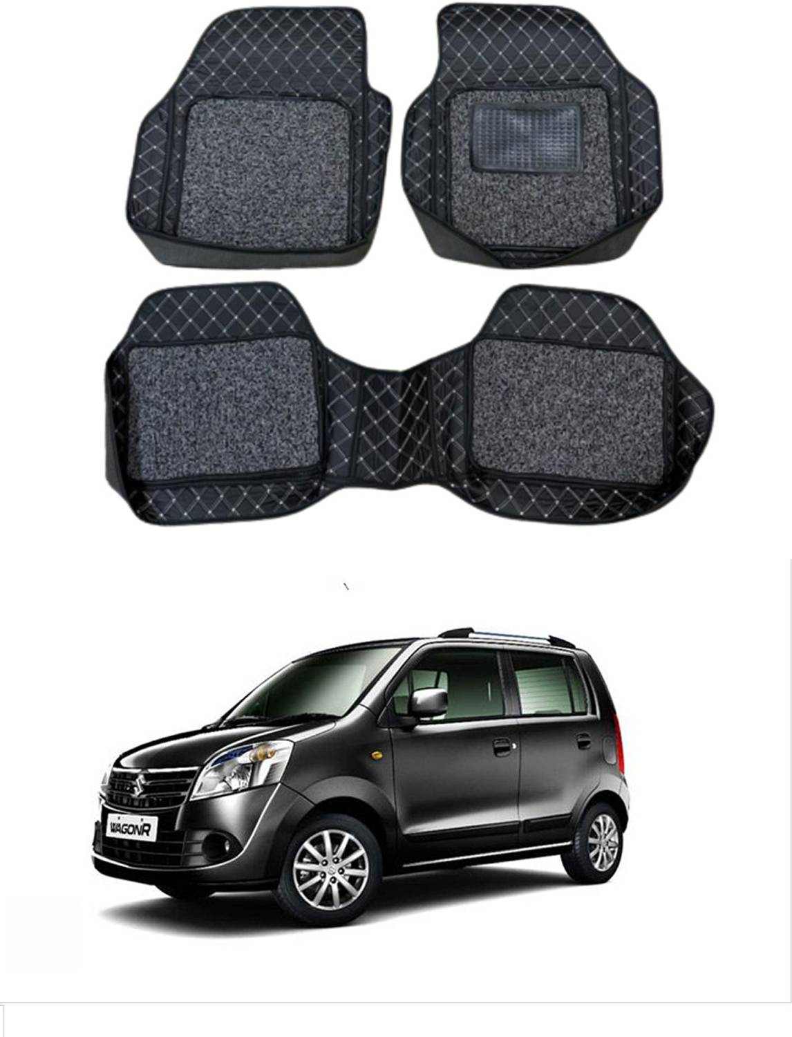 arneja trading company Leatherite 7D Mat For Maruti Suzuki WagonR