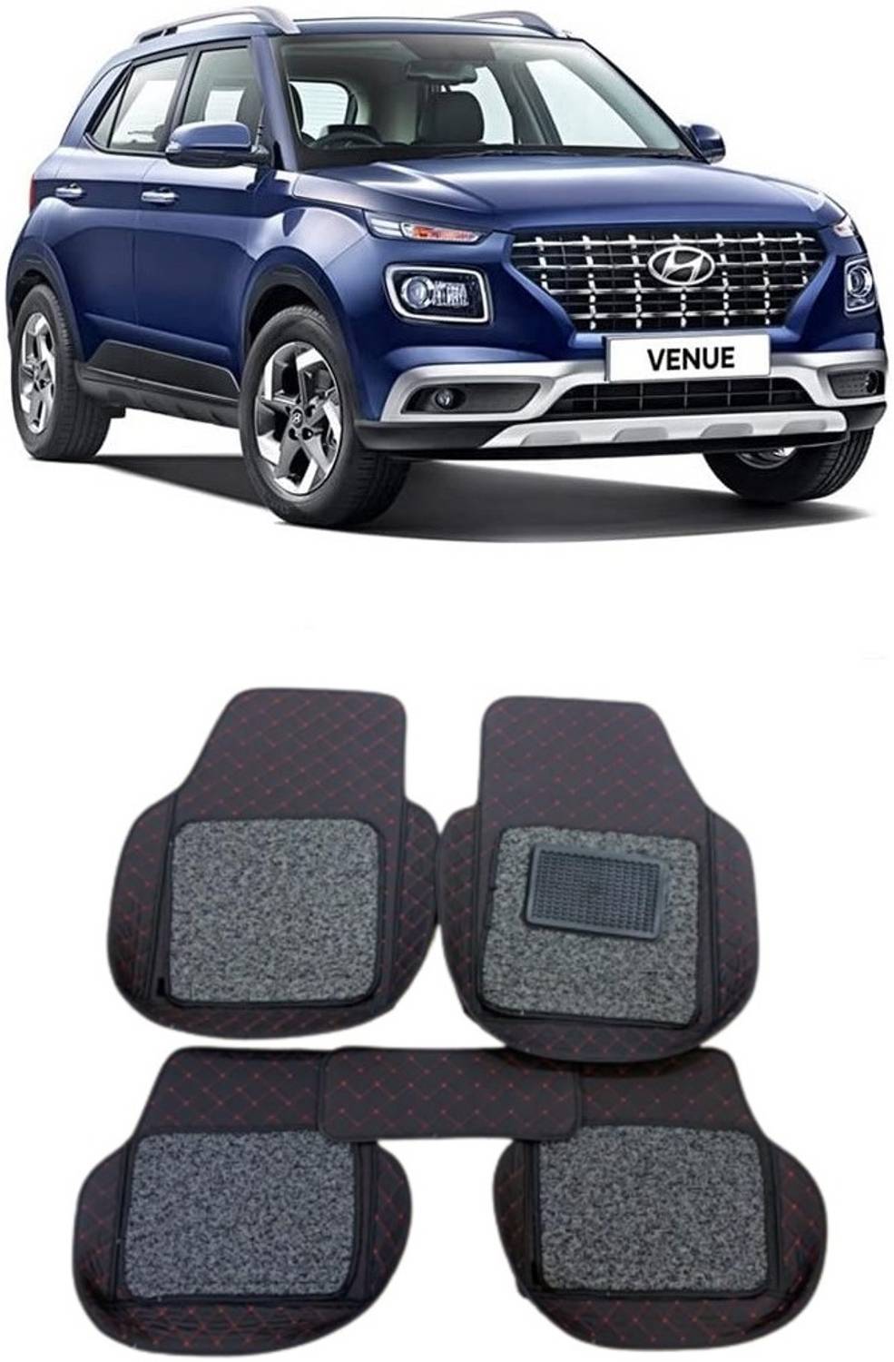 ARNEJA Leatherite 7D Mat For  Hyundai Venue