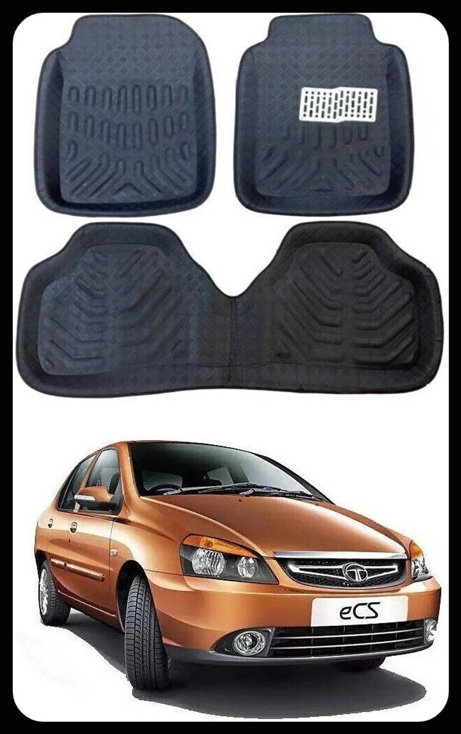 Arnejaa Polyutherine 3D Mat For Tata Indigo eCS