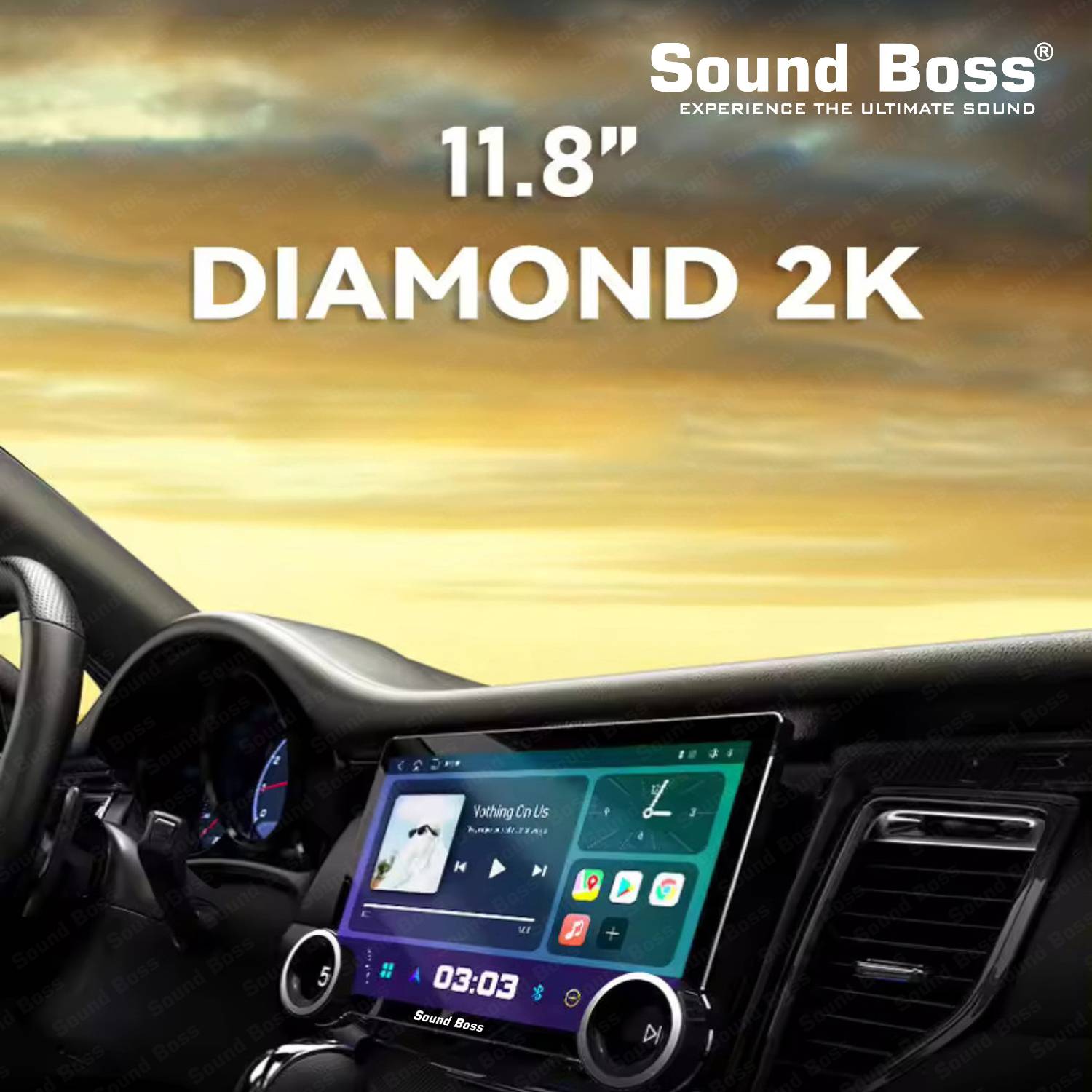 Sound Boss 2K Diamond Series 11.8 Inch Android Car Stereo - Image 3