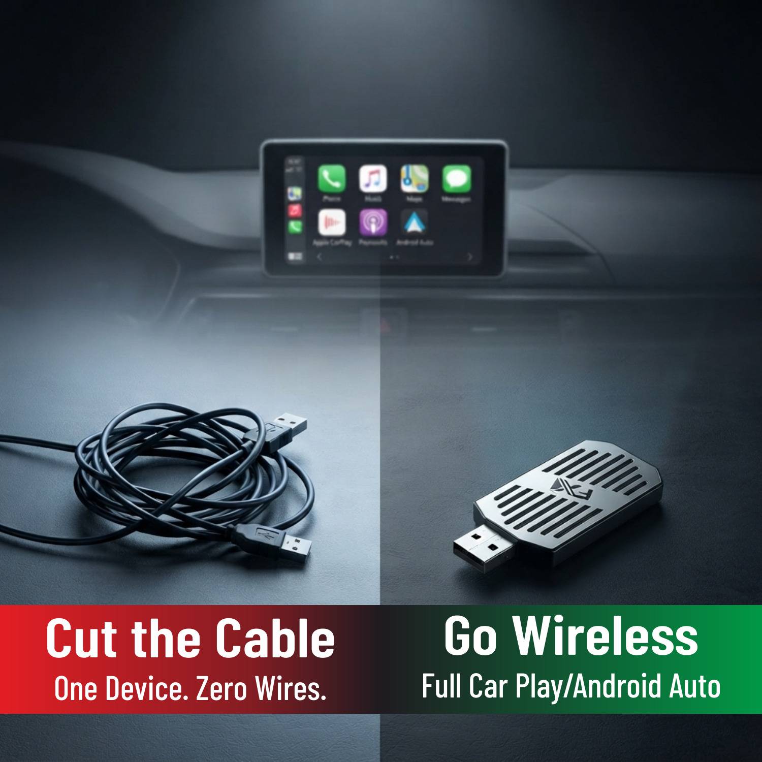 FXI AutoLink 2759B Wireless CarPlay & Android Auto Adapter - Image 2