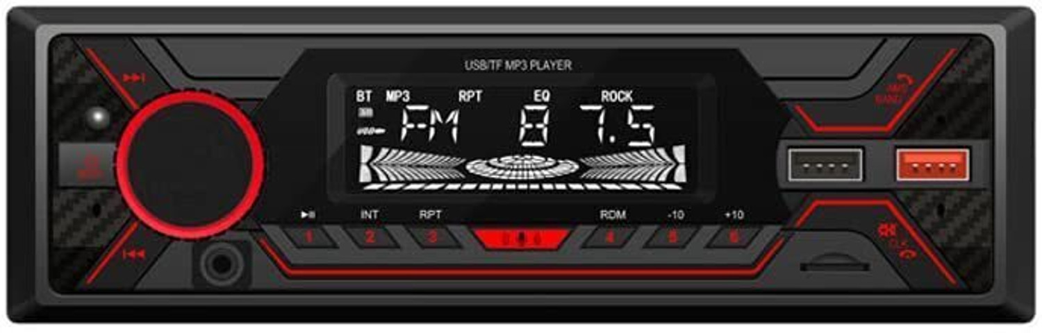 Image of ModishOmbre Car Radio Bluetooth Audio MP3 Player with Bluetooth Handsfree /FM /Dual USB (720S) Car Stereo