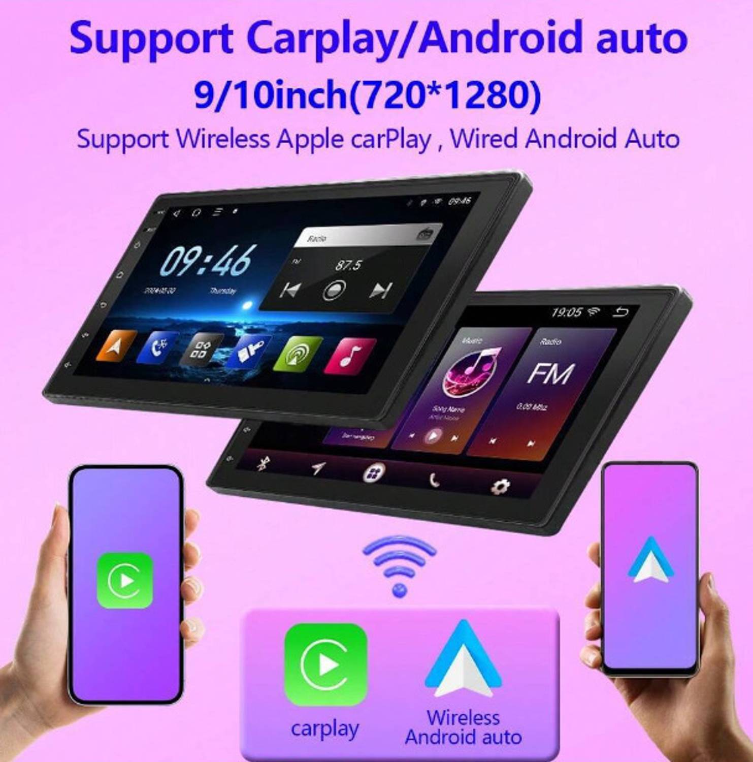 Modorwy TS9 9inch Car Android Display 1GB/32GB Android 12 Stereo