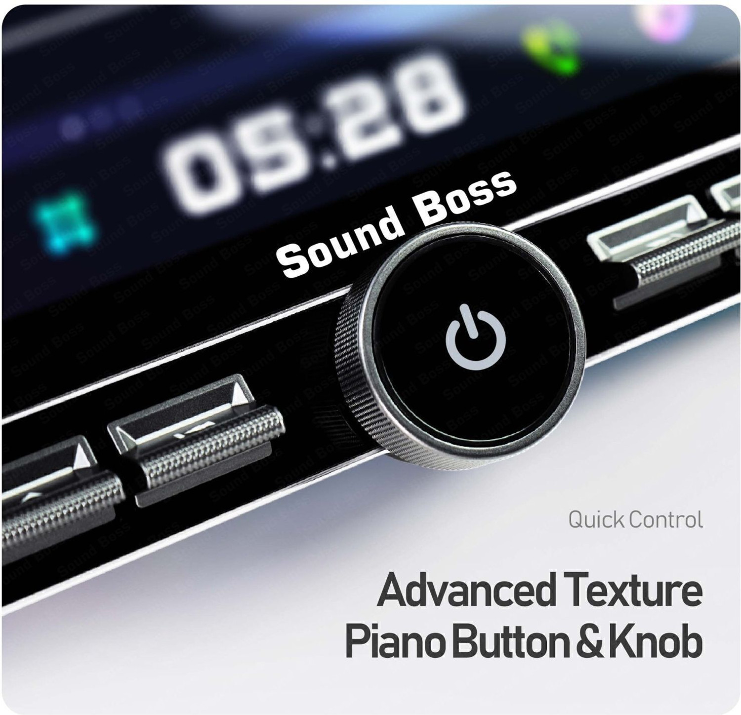 Image of Sound Boss Androidify 4th Gen 10.1 inch Diamond Piano Series (2GB /32GB) Android. Car Stereo