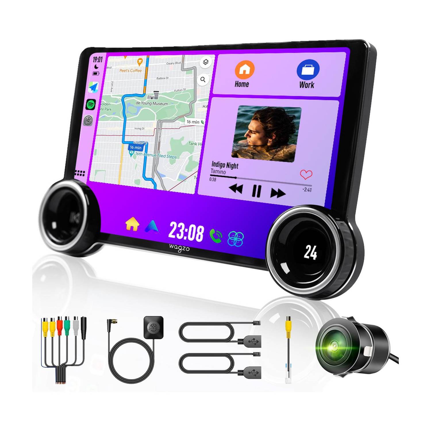 Wagzo 2K Diamond Car Android 10.1 In,4GB+64GB,4th Gen,QLED,4 Core, AHD Camera|WAP-15 Car Stereo Price in India - Buy Wagzo 2K Diamond Car Android 10.1 In,4GB+64GB,4th Gen,QLED,4 Core, AHD Camera|WAP-15 Car Stereo online at Flipkart.com