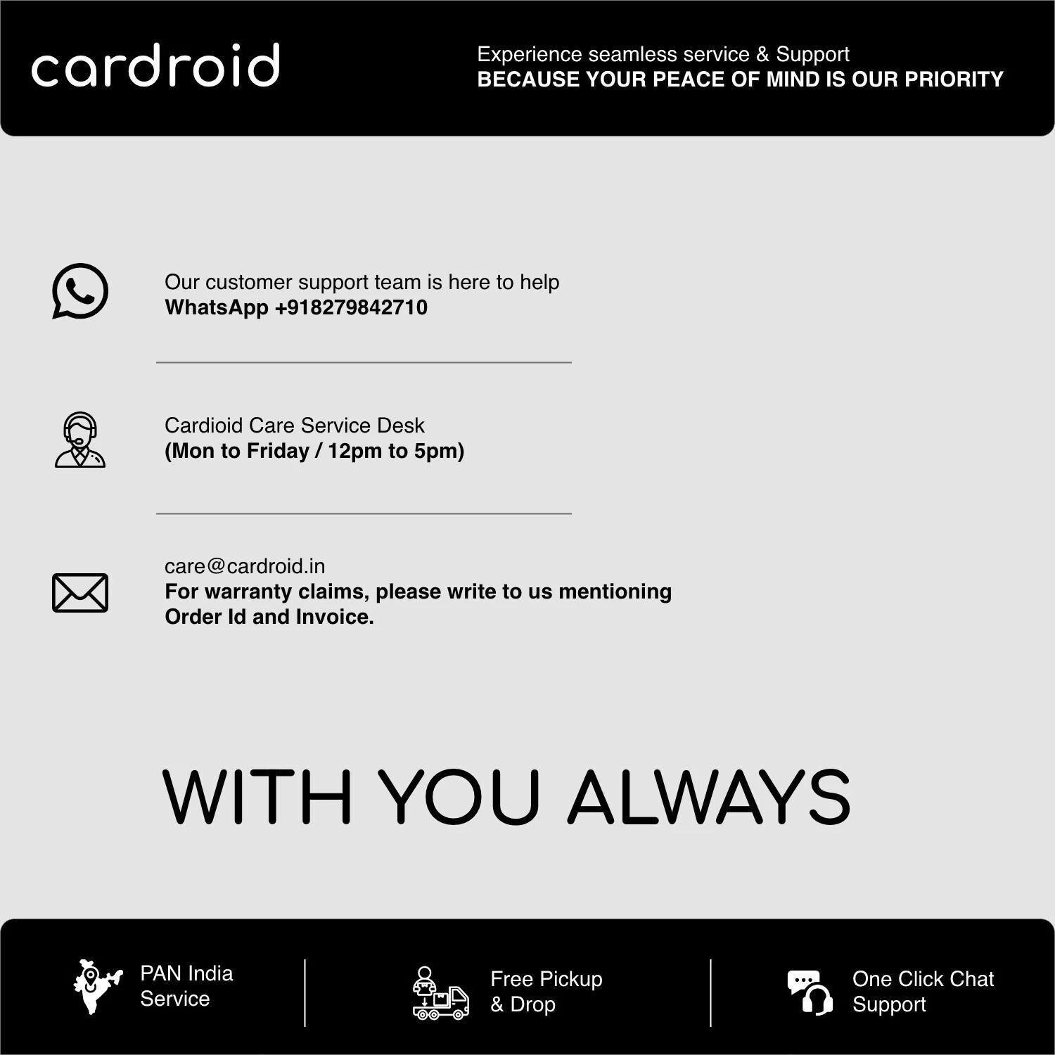 Image of Cardroid 2-in-1 Wireless CarPlay & Android Auto Adapter Car Stereo