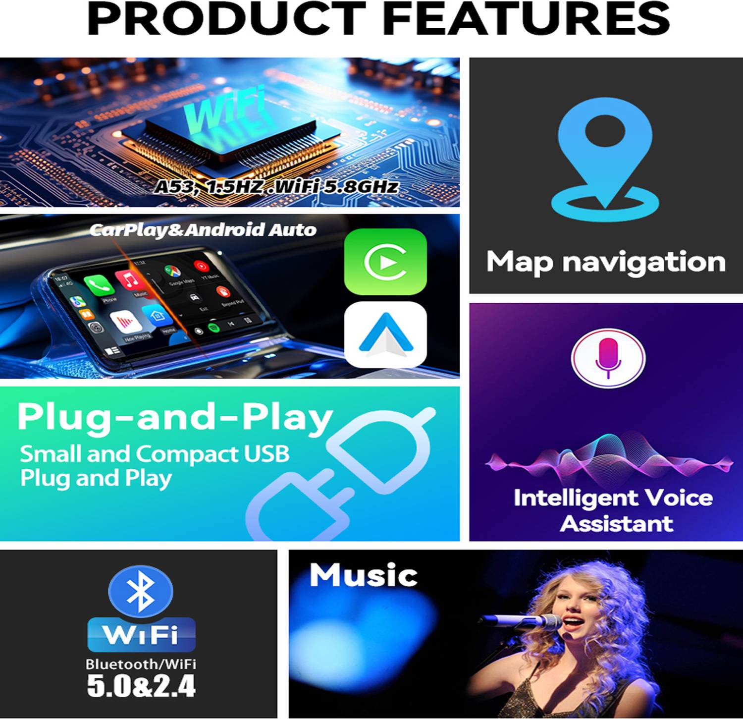 Obvie Wireless CarPlay Adapter for iPhone - Image 4