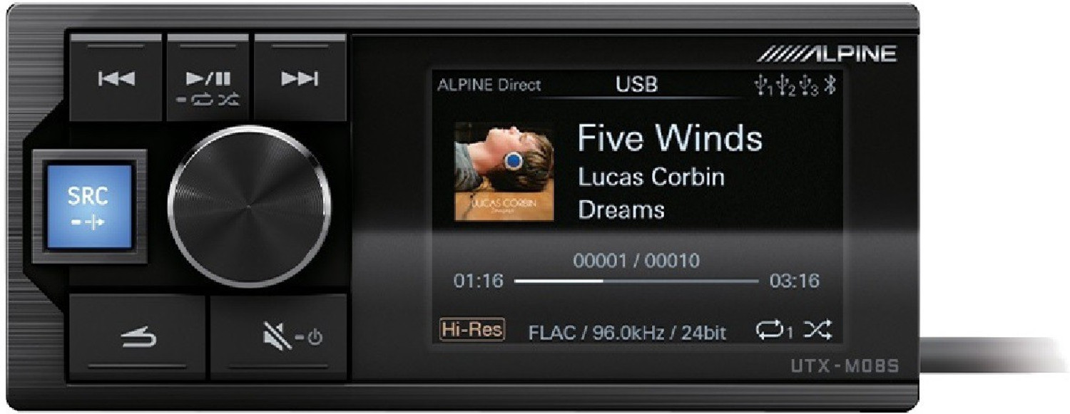 Image of ALPINE UTX-M08S Car Stereo (Double Din)