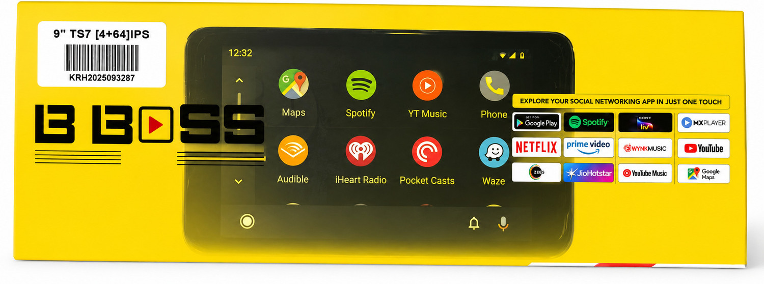 Image of b boss QLED Display & Car Stereo