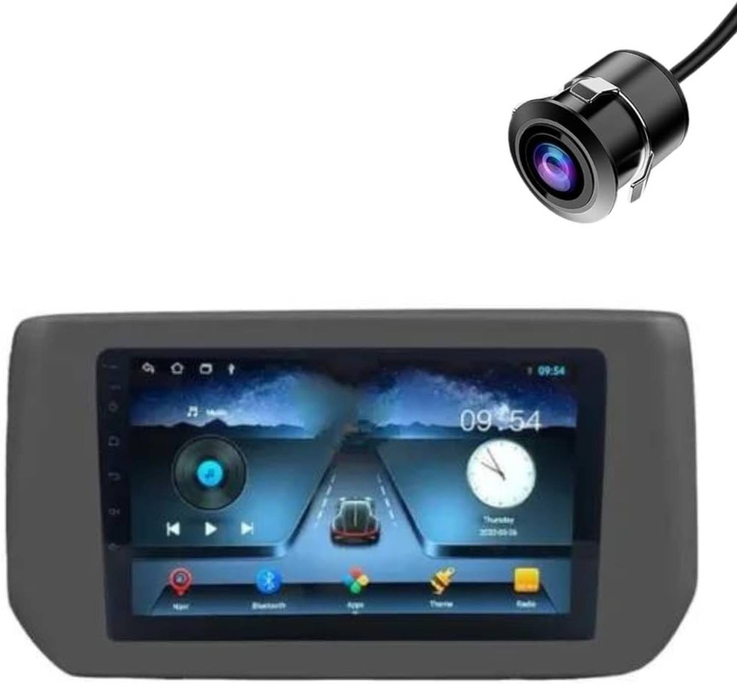 Autovynk 9 Inch Android Apple CarPlay Compatible For Dzire, Frame and AHD Camera 4GB 64GB Car Stereo