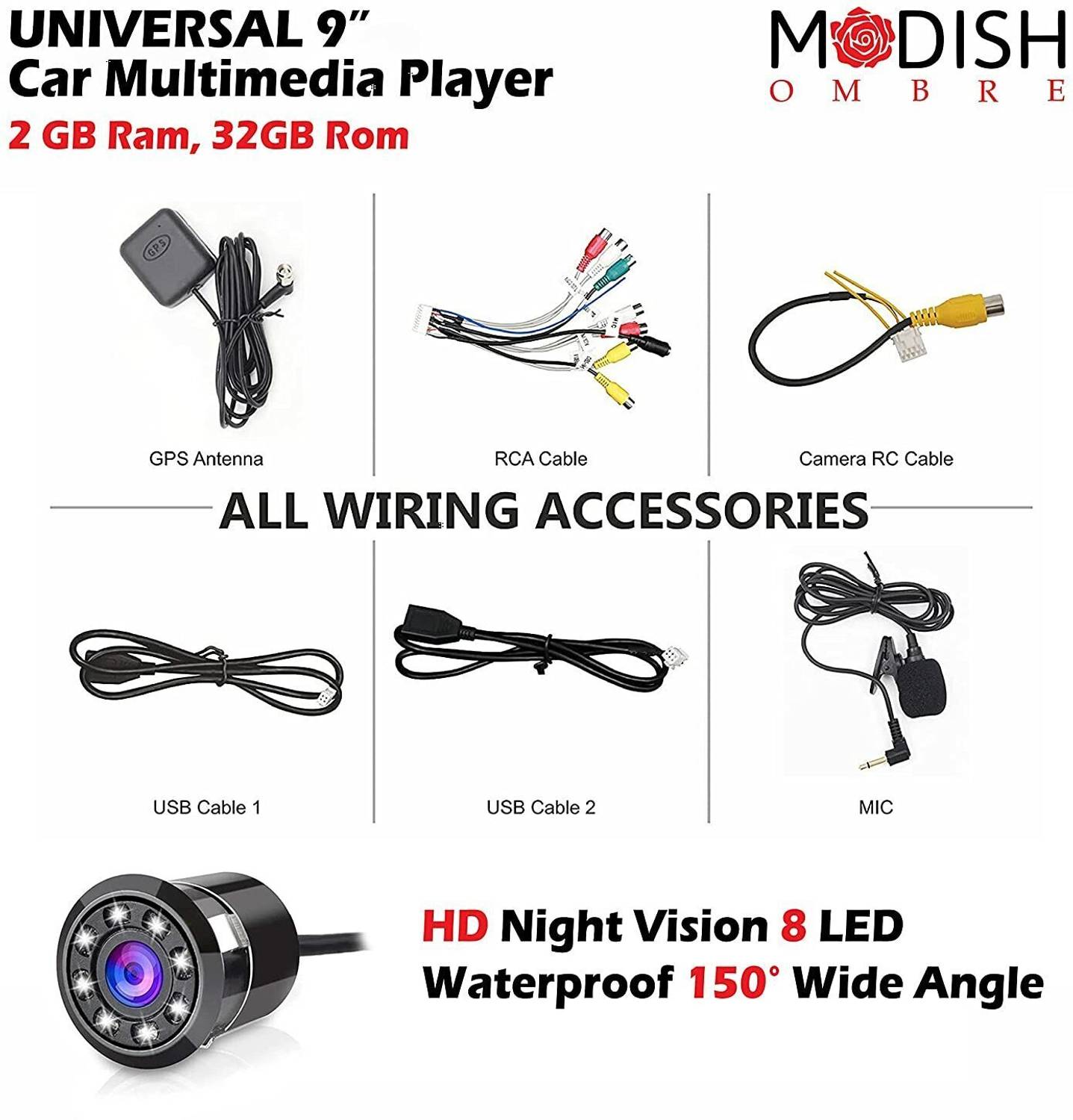 ModishOmbre TS7 9.1 Inch Car Multimedia Player - Image 5