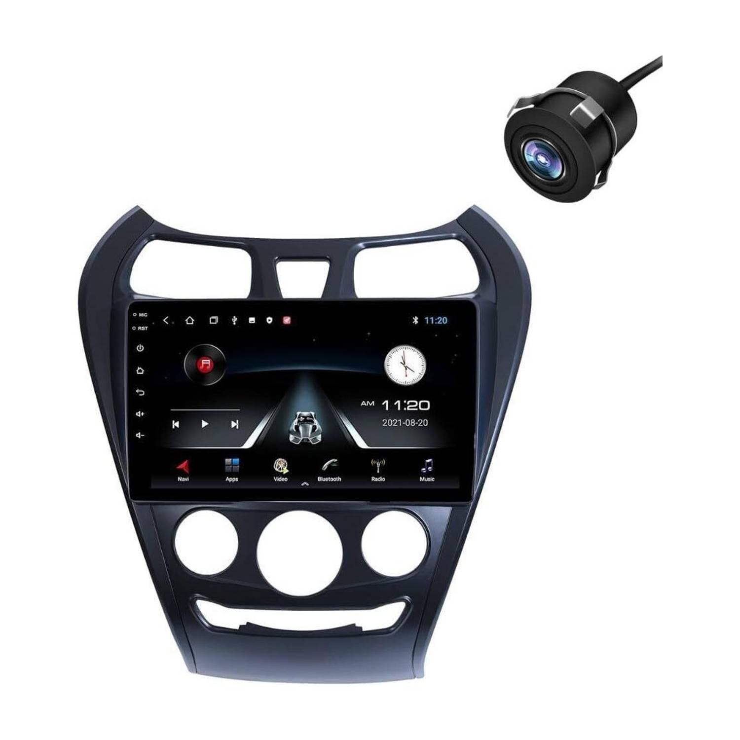 Autovynk 9 Inch Android+ Apple Car play Stereo For Eon With AHD Camera 4GB+64GB Car Stereo