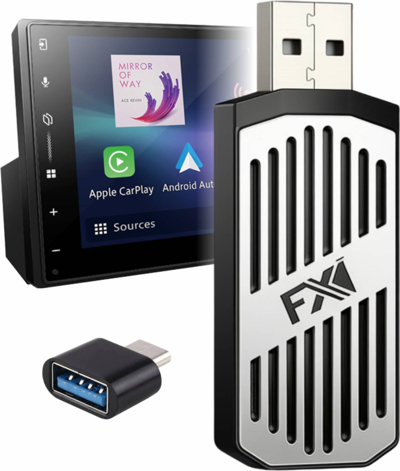 FXI AutoLink 2759B Wireless CarPlay & Android Auto Adapter - Image 1