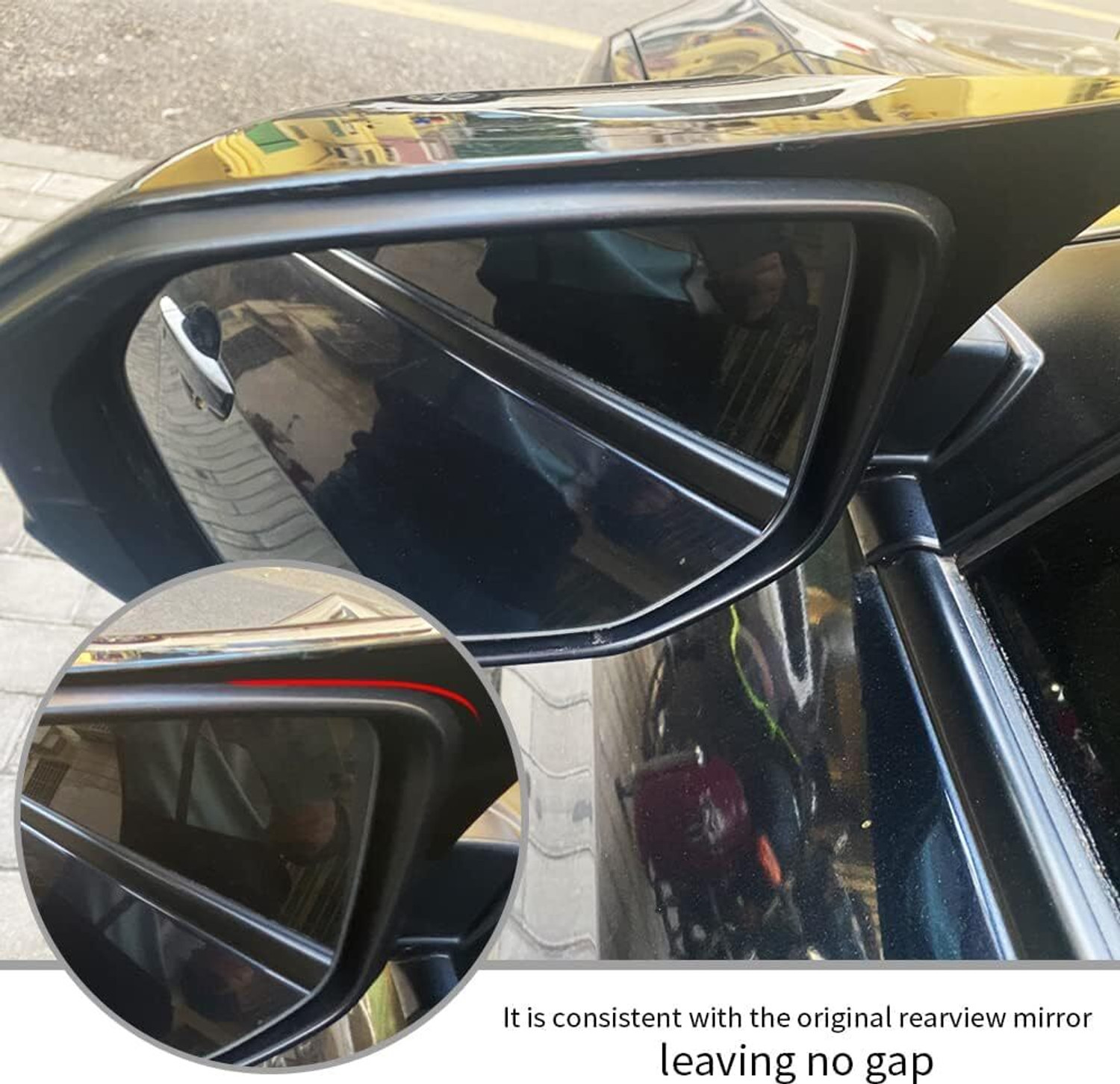 Image of ASRYD Mirror Cover SWIFT 2014 Brezza 2015 /2022 DZIRE 2015 Ertiga 2015 Mirror Bat Man Plastic Car Mirror Cover