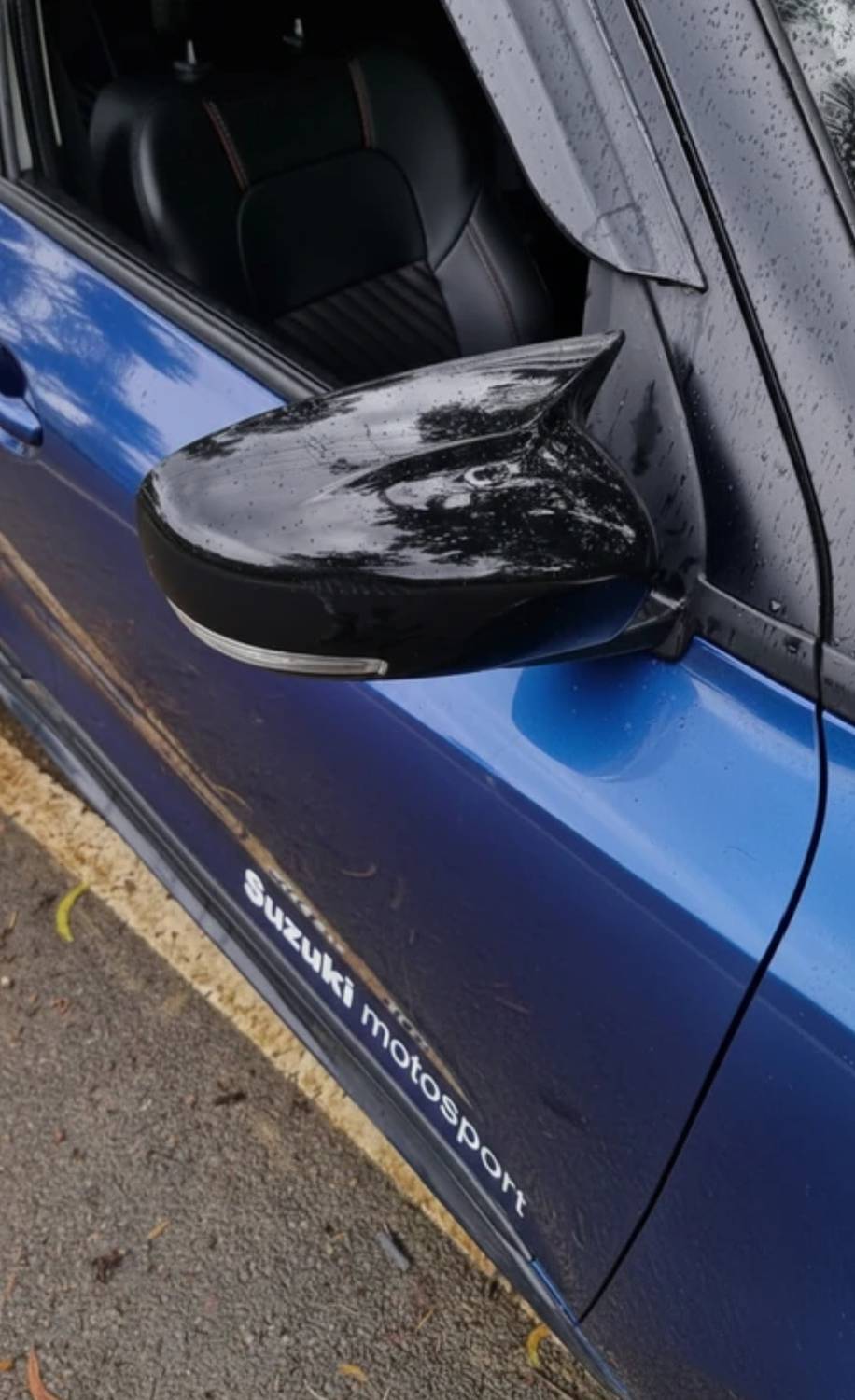 Shopone Batman Style Car Mirror Cover Black - Image 4